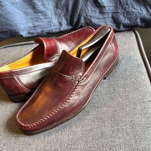 Bruno Magli size 8.5 brown dress shoes